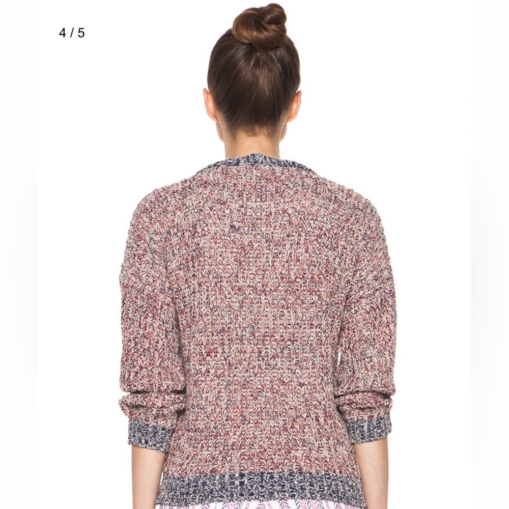 ISABEL MARANT ETOILE Maverick Americana Multi Color Sweater - Size 38 - Picture 4 of 9